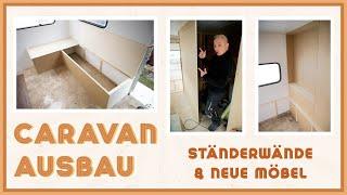 Neues Ständerwerk im Caravan - Wohnwagen aus den 70ern Renovieren