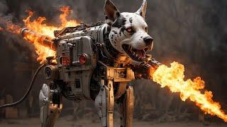 ROBOT DOG WITH FLAMETHROWER - real or fake?