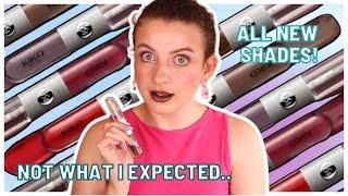 KIKO MILANO UNLIMITED DOUBLE TOUCH LIMITED EDITION MAY 2024 ALL 6 SHADES / LIP AND ARM SWATCHES!