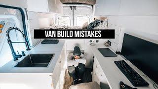 The 3 biggest problems with my van build.