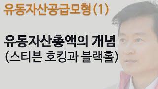 유동자산공급모형(1): 유동자산총액의 개념 (*스티븐 호킹과 블랙홀에 관한 여담 포함)