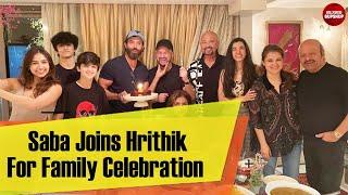 Saba Azad Joins Hrithik For Family Celebration With Rakesh Roshan | Bollywood Gupshup