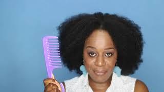 HOW TO COMB YOUR HAIR INTO AN AFRO| SILOZI | MONIKAMULELA MILILI KULI IBE AFRO