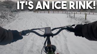 Electric fat bikes win in the snow!