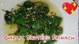 Garlic Sautéed Spinach | #Garlic #Sauteed #Spinach