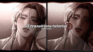 +5 WARPY/AESTHETIC TRANSITIONS TUTORIAL [ALIGHT MOTION] #55