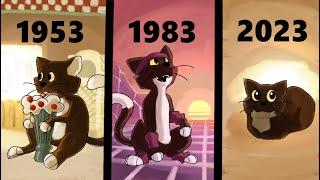 Maxwell cat in different years (Animated/animatic)