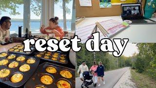 RESET DAY VLOG | Get Organized with Me, Meal Prep, Back to the grind after vacation