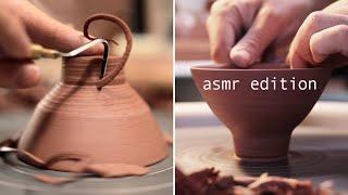 Trimming Small Angular Bowls — ASMR Edition