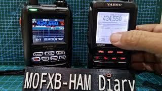 YAESU FT5D, FT2D Scope Comparison