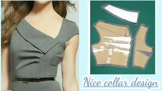 ⭐️Beautiful collar design | Clear detailed step-by-step instructions |le fashion