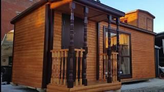 Бытовка для дачи Панорамная Студия