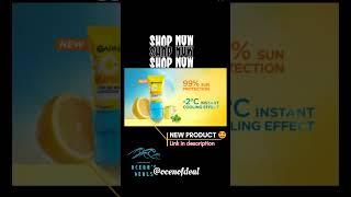 "Cool & protected! Garnier Super UV Cooling Water gel Sunscreen SPF 50 PA++++#skincareroutine#beauty