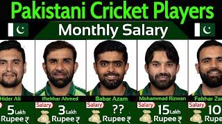 Pakistani Cricketers Monthly Salary | Pakistan Cricketers Monthly Estimated Income |