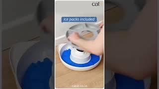 Catit Pixi 6 Meal Feeder ️ #CatitIndia #catitindia #catshorts #vet #sweatshirt #catit #catfeeder