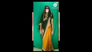 Crossdresser yogita in saree | Yellow Saree Crossdresser CD | Indian Cross dresser Trans dressing