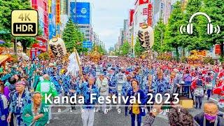 One of Japan's 3 Major Festivals : Kanda Festival 2023 Walking Tour - Tokyo Japan [4K/HDR/Binaural]