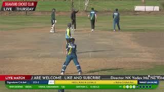 LIVE MATCH|| Naina Cricket Academy Signature Cricket Club || #livestreaming #cricketlive