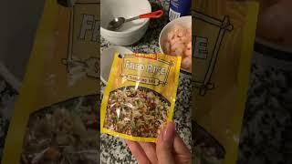 How to make FRIED RICE  in a skillet￼ #shorts