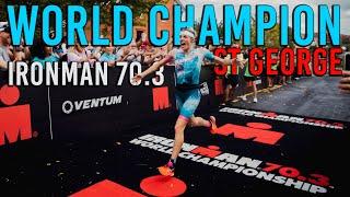 WORLD CHAMPION! | Ironman 70.3 St.George | Lucy Charles-Barclay