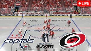 NHL LIVE Washington Capitals vs Carolina Hurricanes | Playoff | Game 4 - Watch Party