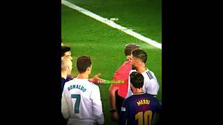 The captain always defends his teammates  || #messi #cr7 #sergioramos #suarez