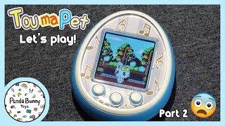 Let's play the TOUMA Virtual Pet Knockoff Tamagotchi! Part 2 | PandaBunny