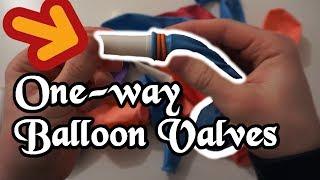 How to attach Balloons to a Valve for easy Blow to Popping