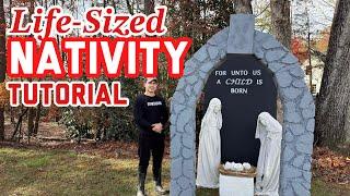 DIY Life-Sized Nativity Scene: Complete Tutorial!