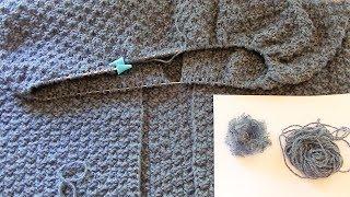 Cardigan without seams. Part 2. The process.