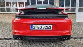 2024 Porsche Panamera GTS exhaust sound, cold start, revs, launch control, interior sound