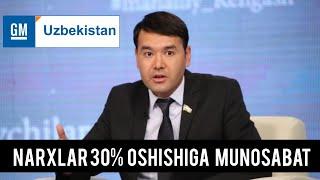 GM UZBEKISTAN NARXLAR OSHISHIGA MUNOSABAT | RASUL KUSHERBAYEV