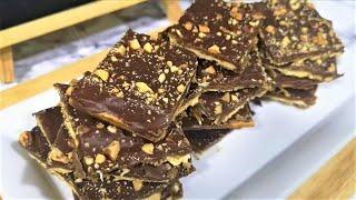 English Toffee | Saltine Toffee | With and Without Oven | Cooking with Soha