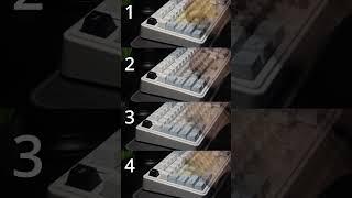 Which one would you choose?? (Aula F75) #soundtest #clack #thocky #creamy #shorts #asmr