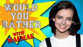 Hunter Street's Maemae Renfrow Plays Would You Rather With IPal K8 | FanlalaTV