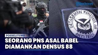 Seorang PNS Kementerian PUPR Bangka Belitung Diamankan Densus 88, Tulis Ancaman ke Paus Fransiskus