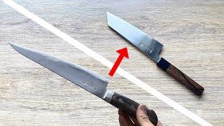 Japanese knife restoration - Masamoto gyuto to bunka