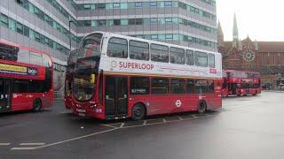 London Buses & Trams In West Croydon, January 2024.