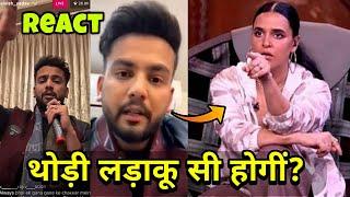 Elvish yadav Live Talking About Roadies & Neha Dhupia?! थोड़ी लड़ाकू होगीं 🫣?