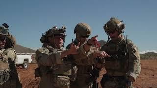 U.S. Air Force Security Forces Cops Lead Base Defense Tactics Exercise and Humvee Airdrop from CH-47