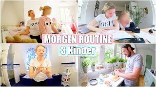 Unsere Morgen Routine ‍‍ 3 Kinder + Schwanger & Welpe | Isabeau