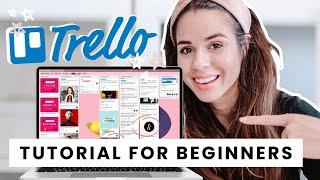 How To Use TRELLO for Beginners + Workflow Examples [TRELLO TUTORIAL]