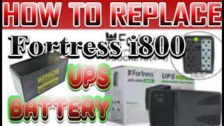 HOW TO REPLACE UPS BATTERY.