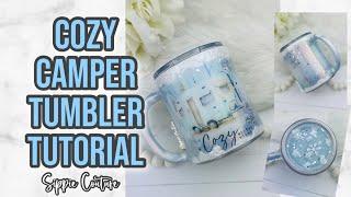 Cozy Camper Mug Tumbler Tutorial