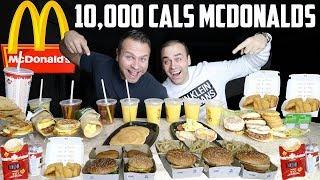 10,000 Calorie Challenge MCDONALDS ONLY | Cheat Day | Johnny The Food Junkie