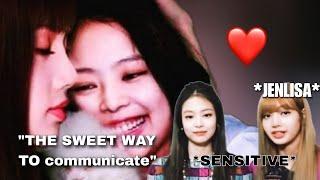 JENLISA the sweetest form of communication between them  #jenlisa moments