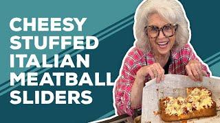 Love & Best Dishes: Cheesy Stuffed Italian Meatball Sliders Recipe | Ground Beef Recipes for Dinner