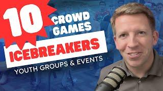 TOP 10 Insanely FUN Icebreakers and Crowd Games for Youth Group Games and Events - Compilation Video