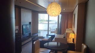 NCL Breakaway Haven Penthouse Suite Aft with large balcony.