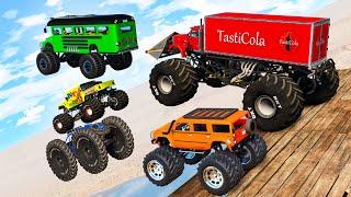 Monster Trucks Mud Battle #28 - Beamng drive